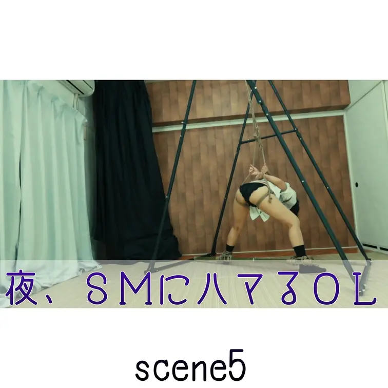 【シーン５】夜、SMにハマるOL
[Scene 5] At night, an office lady who is 