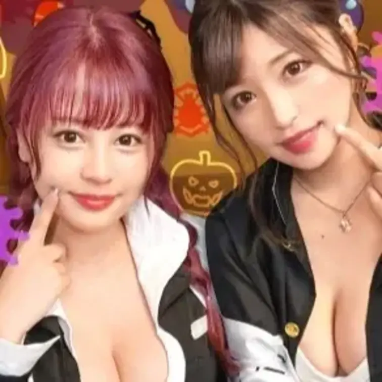 全てのおっぱい隊に贈る、最強爆乳コンビ！！
隊服からハミ出した破壊力抜群のH×Jカップ！！
鬼頭の刃を丸っと包み込む