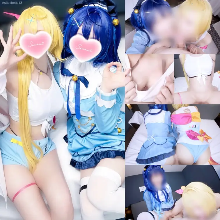 💛🩵【小悪魔美乳ギャル×ゆるふわ量産ビッチレイヤー快楽淫語責め3P🩷】『負けちゃえっ♡ 負け負け〜っ！♡』声優志望の生意