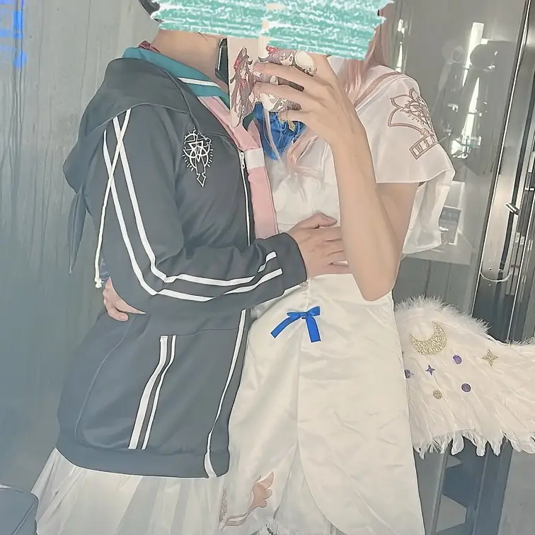 ブルアカのミカとカズサのイチャイチャ風景一部です！！