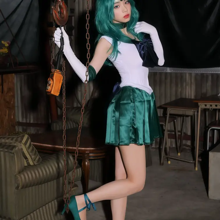 レアなコスプレ姿😂セーラーネプチューン‎»-♡→
