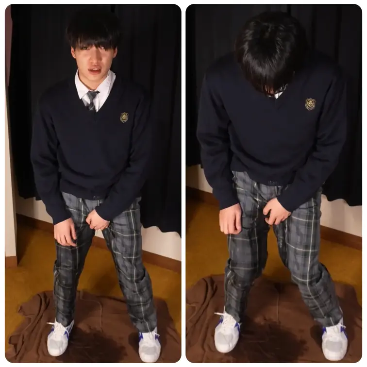 学生服お漏らし