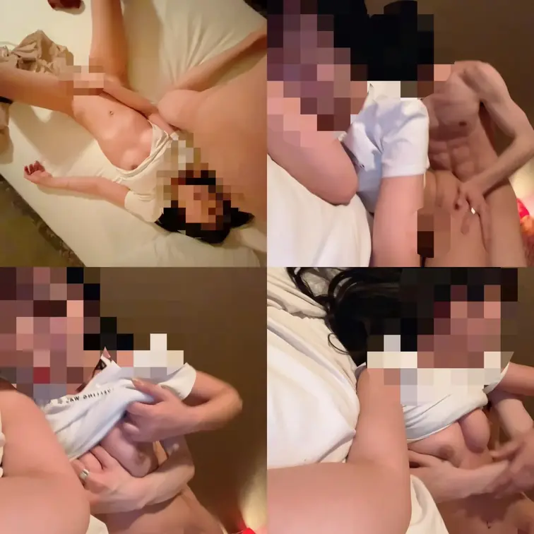 美乳揉みながら側位気持ち良すぎて口内射精しちゃいました、、