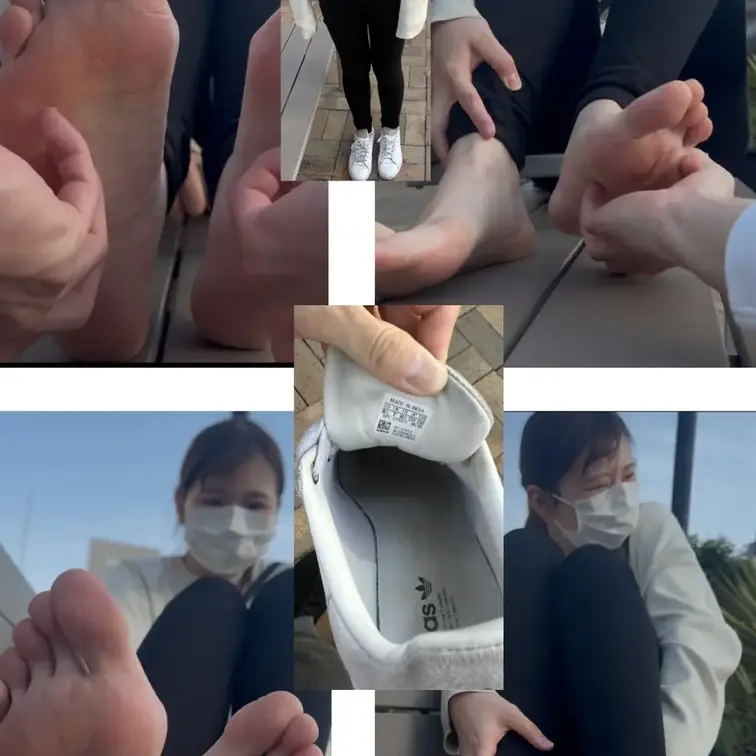 25.5cmデカ足美女超絶激弱足裏くすぐり両足くらべ！6分34秒


スニーカー脱ぎ２７秒、両足比べ30秒撮影して