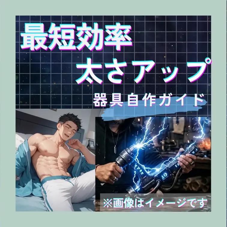 太さを最短効率でアップする器具を新たに開発しました

使用後はジンジンきて
これまでで一番効果を感じています
