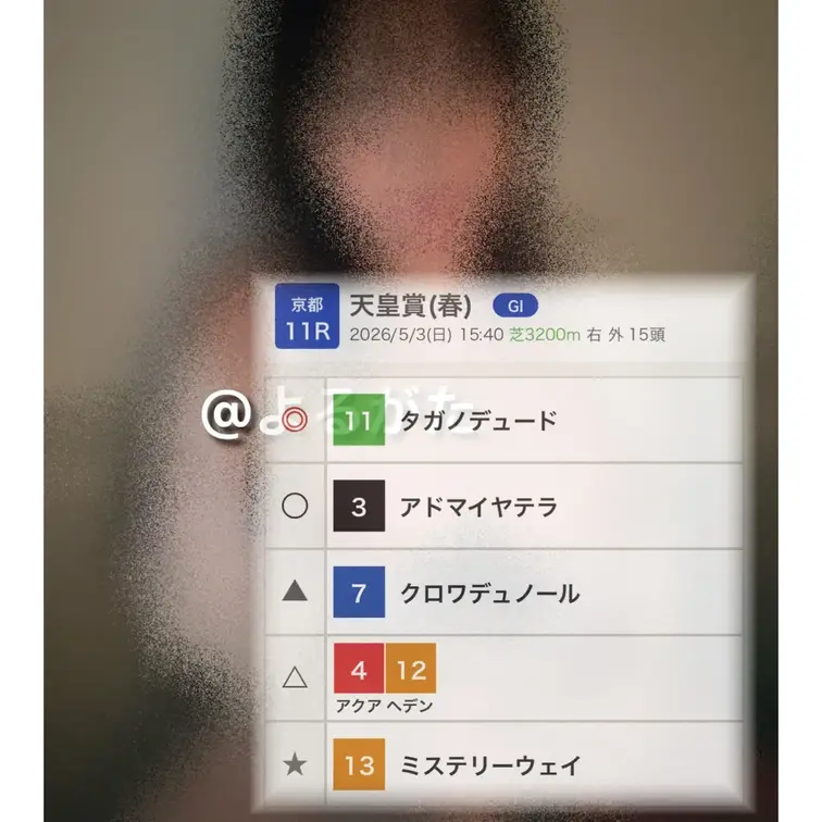 天皇賞くやしい(;`皿´)ｸﾞﾇﾇ
次は頑張る‼️