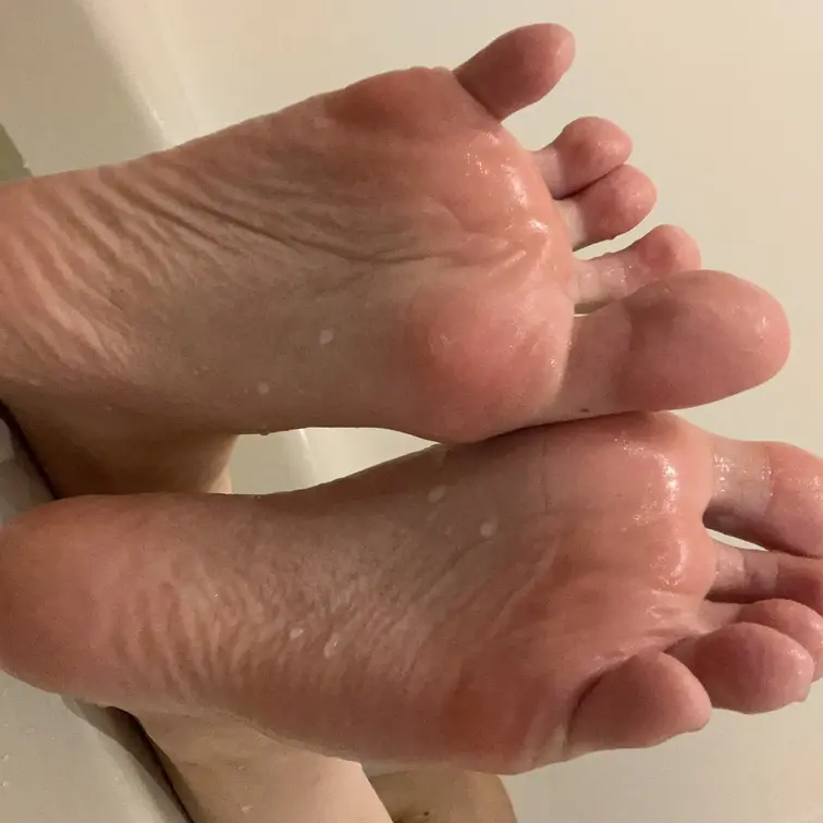 さんごのお風呂中の足裏その２！