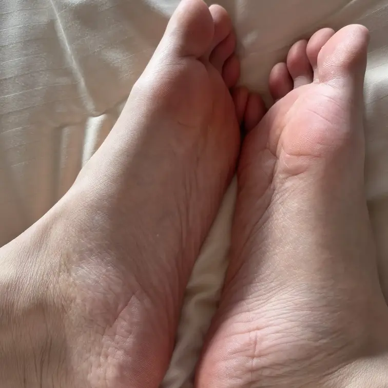 自撮り足裏