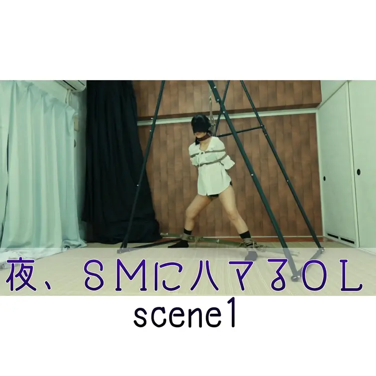 【シーン１】夜、SMにハマるOL
[Scene 1] At night, an office lady who is 