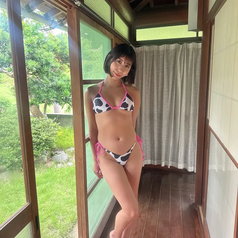 古民家で撮影会♡後ろはもちろんTバック