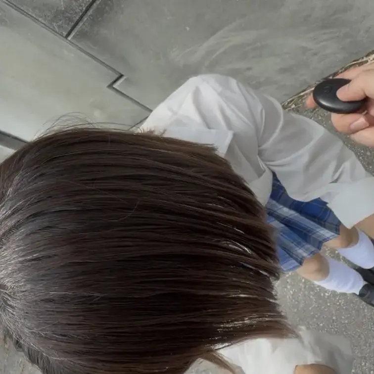 夜仕事なので朝から行きました😭
リクエストの制服リモコンバイブ散歩💦