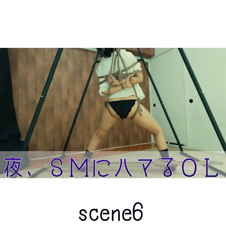 【シーン６】夜、SMにハマるOL
[Scene 6] At night, an office lady who is 
