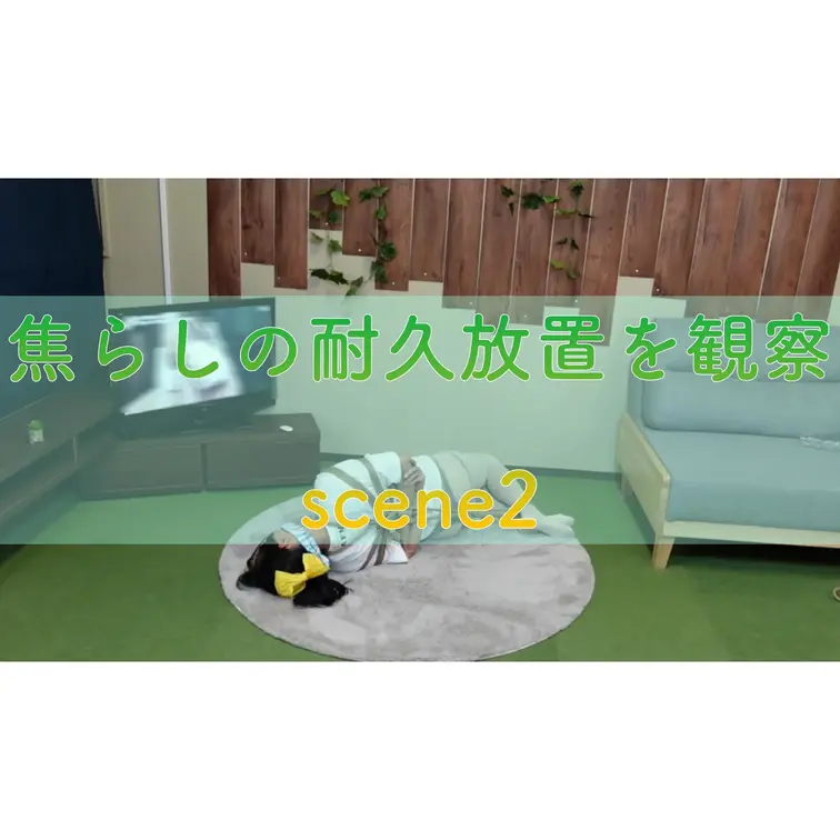 【シーン２】焦らしの耐久放置を観察
[Scene 2] Watch her bask in pleasure