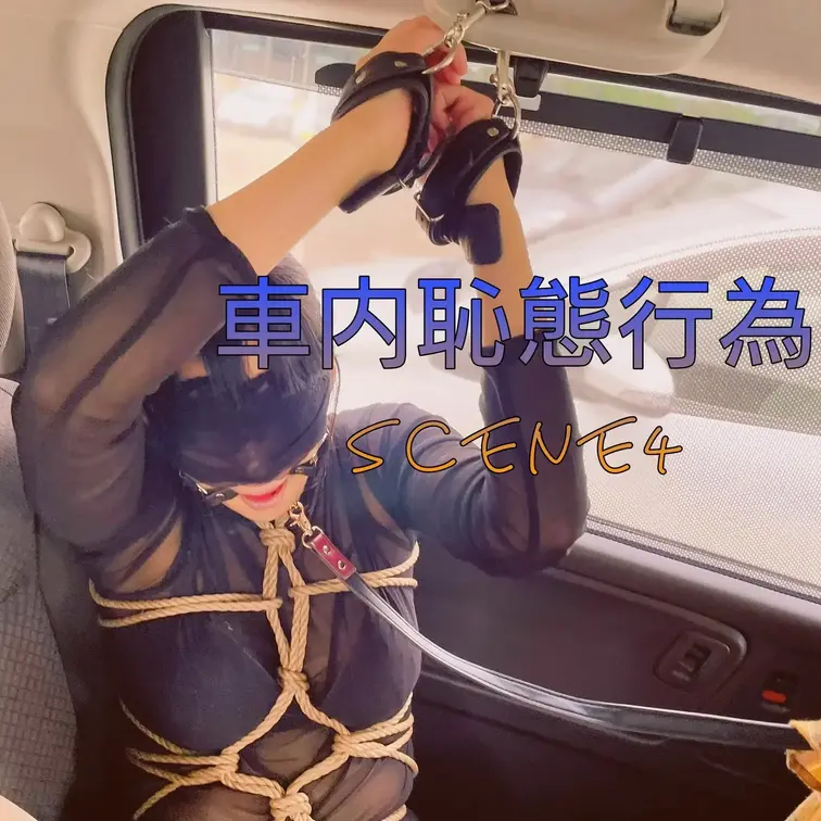 【シーン４】車内恥態行為
[Scene 4] Embarrassing behavior in the car