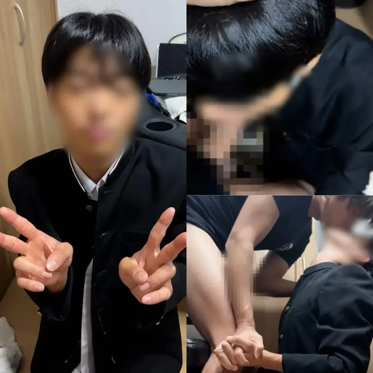 メス堕ちノンケイケメンに学ラン姿でご奉仕してもらった！