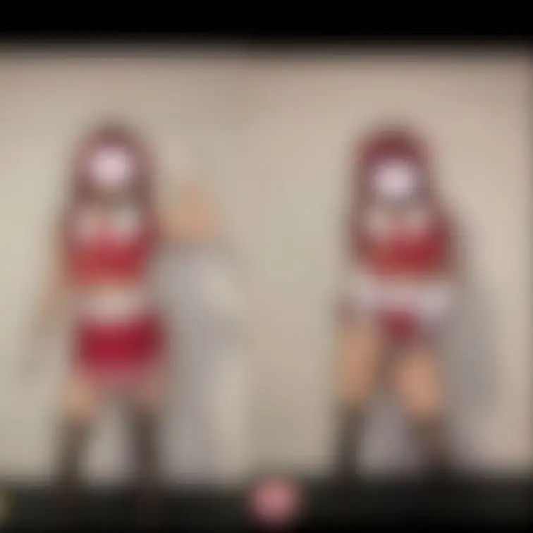 TikTokのダンス動画と並べてみたよ③