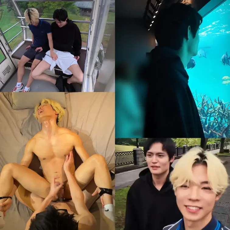 かわいい男の子と水族館&観覧車デート！もちろん2人ともノーパンで。笑