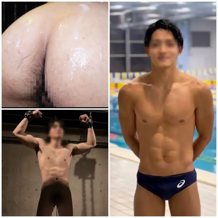 【超有名元水泳オリンピック強化選手】まさかの痙攣ケツイキ⁉️