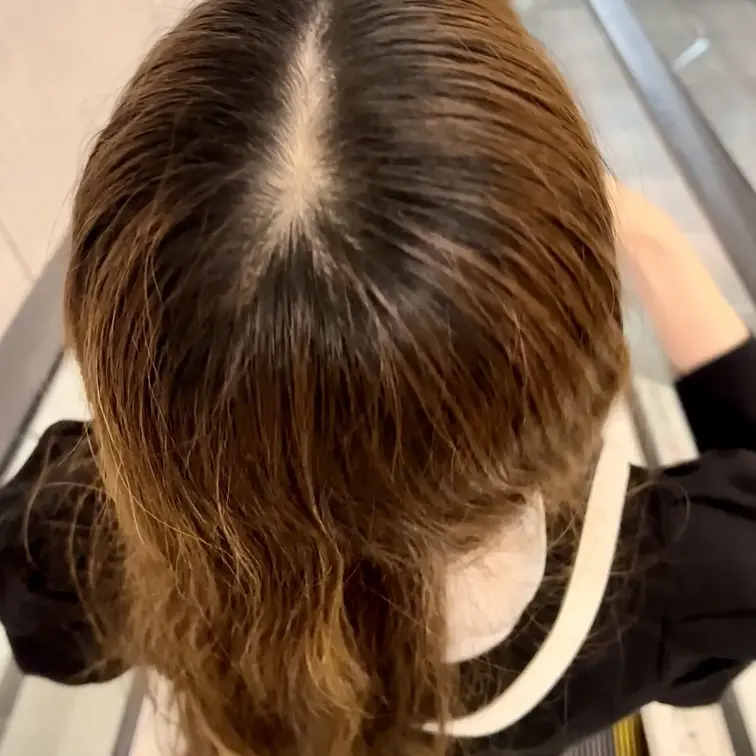 美人ママとデート❤️中分け目や髪は必ず撮ります☺️