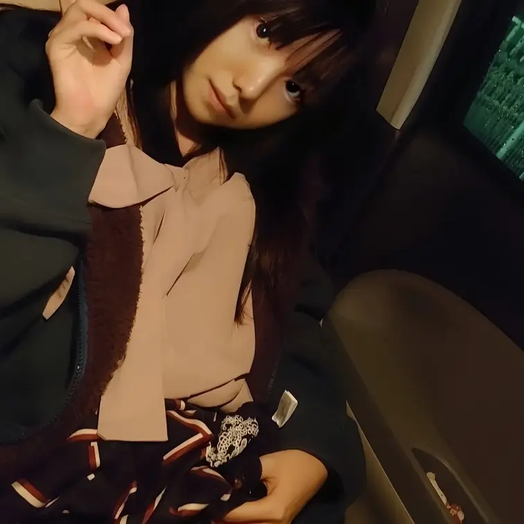 初めて会うsnsのフォロワーさんと待ち合わせの車内で撮影しました
