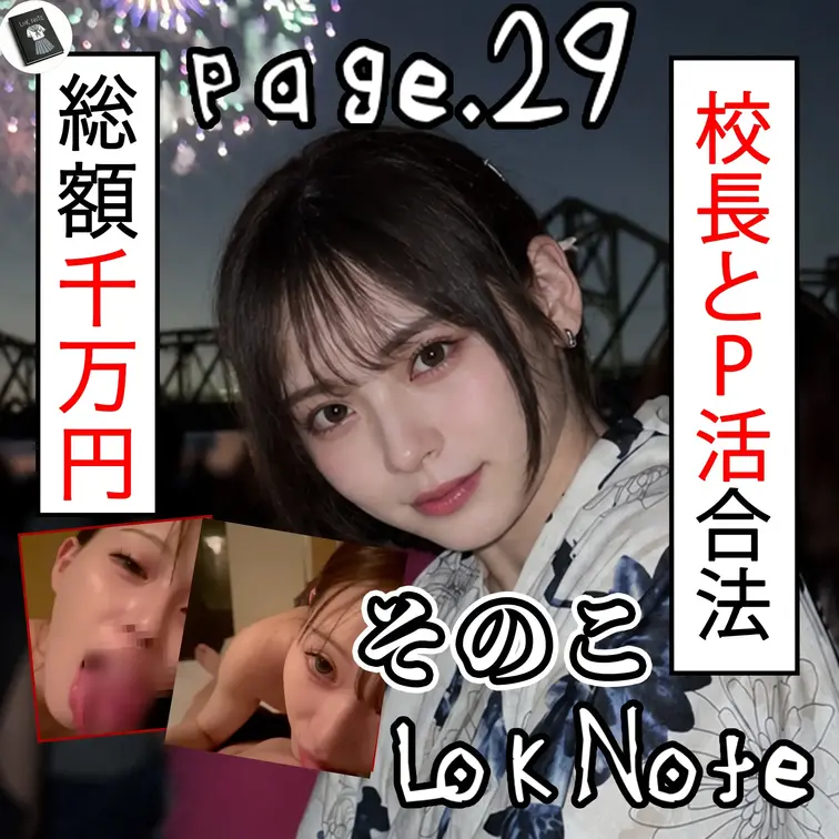 鬼美乳鬼淫乱鬼売女 合法L〇Kが校長のマラ喰い完全合意究極P活】
L〇K Note page.29 顔面ダイヤモンド合法L〇Kが校長と極悪エロス大覚醒

美貌と品性を兼ね備え、ダイヤモンドの原石と呼ばれている西川苑子は
まるで世界最高峰のファッションショーから抜け出してきたような存在感だった。
しかし、華やかに見えた人生は何一つ自分のものではない事が明らかになる...

〜経緯〜
この出来事は一つのインスタグラムのストーリーから始まった
苑子は自身のインスタグラムのストーリーで "2026 Summer "
と評した自分とハイブランドの写真を投稿

以前から苑子の金銭感覚や振る舞いに対して疑念を抱いていた
告発者が真実を確かめる為にそのストーリーへ反応する

苑子はバイトをしていなかったこともあり
ハイブランドを持っていたり、よく遊んでいたことに対して
何かおかしいと感じていたという告発者

その違和感は、間違っていなかった。
全身を彩るハイブランド、贅沢を当たり前にする暮らし。
そのすべては、「校長先生とのP活」の上に成り立っていた。

校長とP活だけでも常軌を逸しているが
「アルバイトをしている人は時間の無駄」、「その服、安っぽいね」
他者を見下すような言動を繰り返し
自らの価値観こそが正しいかのように振る舞っていたという。

その姿に強い怒りを覚えた。実態を明らかにしたという確信と
それを裏付ける証拠を手にしたことで、告発を決意したという。

世間ではさまざまな議論が交わされている。
その是非はひとまず脇に置くとしても、この振る舞いは単なる批判では片付けられない。
「売女」と呼ぶべきなのか――。
いや、それ以上に、人としての在り方そのものが問われる「悪しき魂」だったのかもしれない。

悪魔に魂を捧げその身を差し出した44:47

※無断転載は開示請求、賠償請求します。