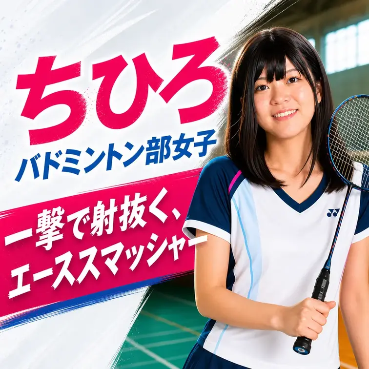スポ女を癒し隊のおすすめ作品 本日はバトミントン女子のちひろちゃん