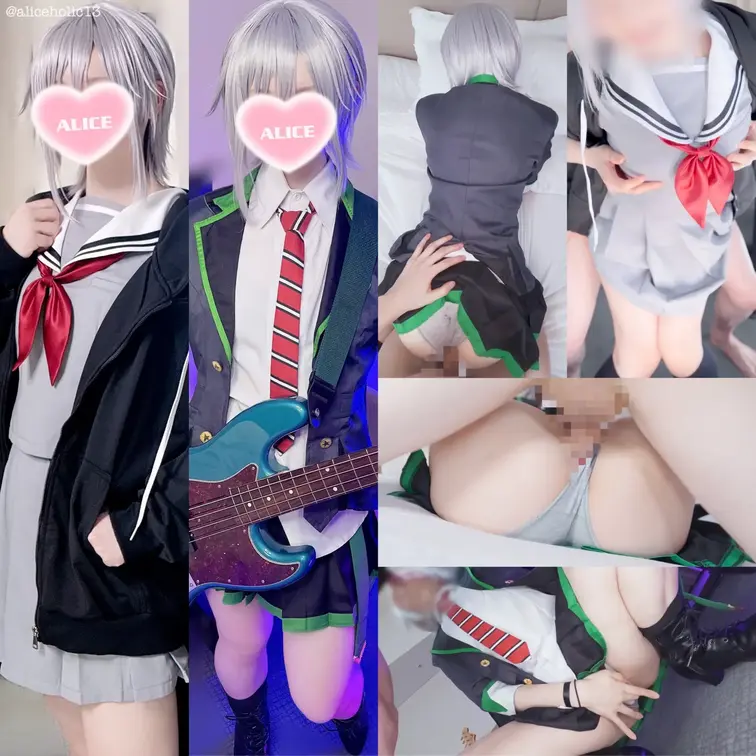 💚【3本セット💫裏切りゴム生ハメ・拘束ハメ撮り・制服自撮りオナニー】『ん、っ…♡ はや、くッ、ナマで挿れてよ…っ♡』クー
