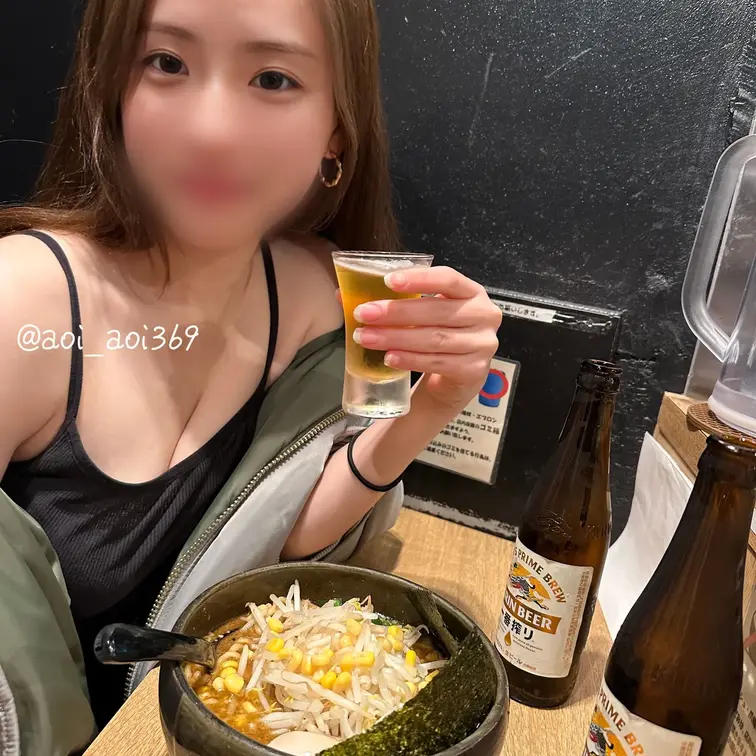全力で汗かいた事後のピロートークより、一緒にビールとラーメンをかき込んでチャージしてくれる方が好みです🪼🍺