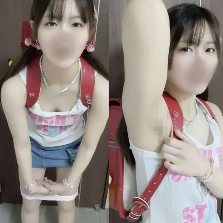 ワキ毛娘の臭汁飛ばしを顔にぶっかけるからごっくん希望します♡のサンプル画像②