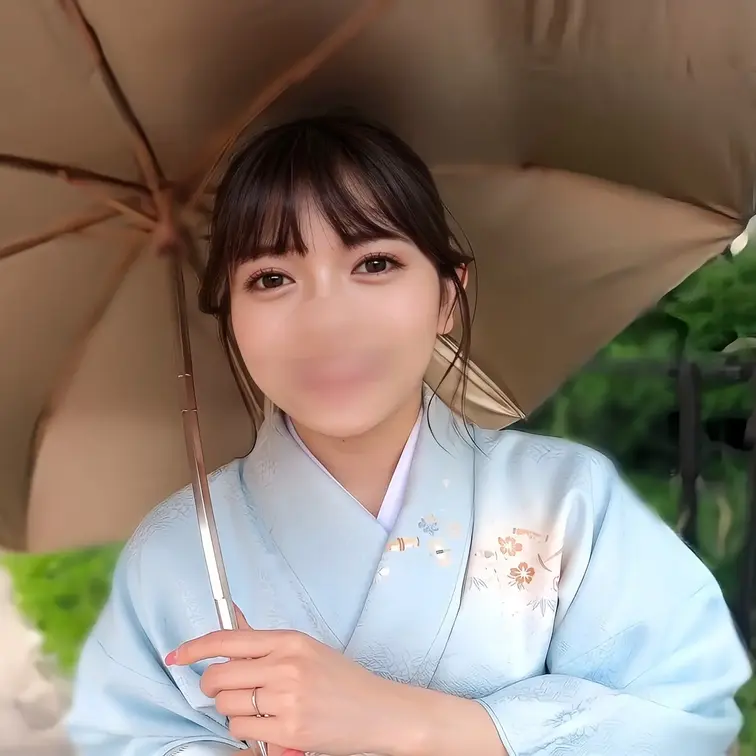 着物コンテストで入賞した禁欲妻Kさん