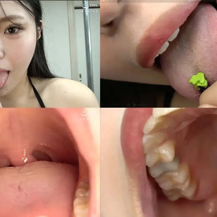 「【口腔】巨大女がベロベロに舐めて口内・のどちんこを見せてくれる激ヤバ動画！」七藤優亜

巨大女がベロベロに舐めて口