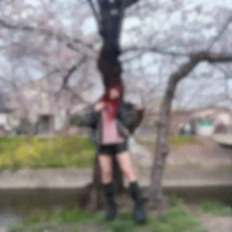 Xに載せた桜の写真の顔だしver🌸
普段の私もたまには載せたいなあ〜