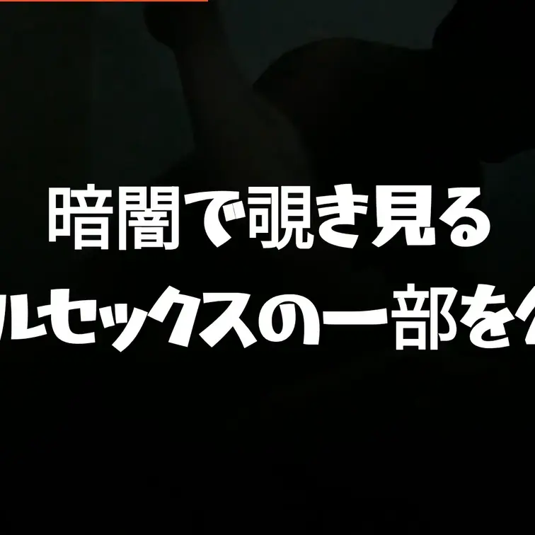 暗闇で覗き見るリアルセックスの一部を公開
