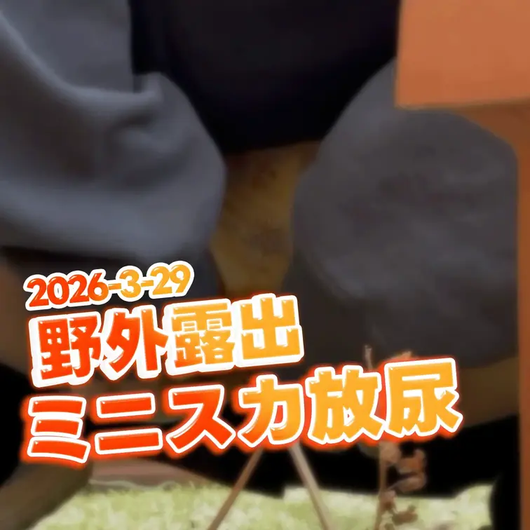 2026-3-29
【野外露出】ミニスカをぐいっと捲り上げて。
お気に入りのミニスカート。本当は可愛く見てもらいたか