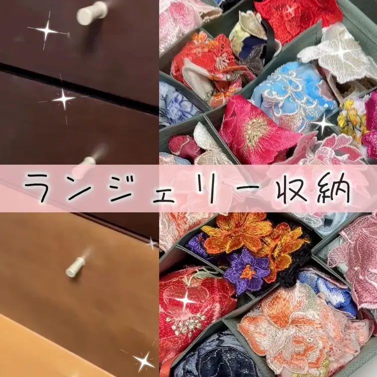 動画にて♪ランジェリー収納大公開✨
リクエストをいただいて撮ってみました🫶

サルートやその他ブランドも含めて
