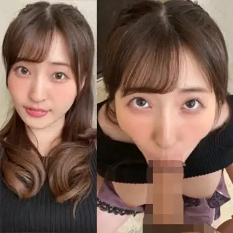 個撮)大量ヨダレがチンポに絡む【色白Fカップ巨乳おネエさん】綺麗なお顔で見つめてネバネバ＆ずっぽりフェラ【口内発射】
