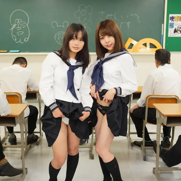 セーラー服と野獣！

放課後…海外留学に行く女子のお別れ会を開催！

教室で最後のお別れとばかりに
ヤリたい男