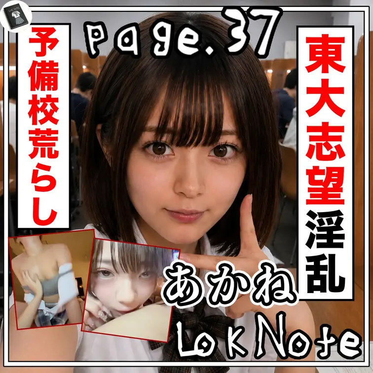 【東大A判定合法LOKが偏差値37サッカー部のザコマン肉便器に激変】
L〇K Note page.37 性癖ぶっ壊れ天才美少女が同塾生ばかちんぽで絶頂絶叫

東京大学A判定を叩き出す超エリート受