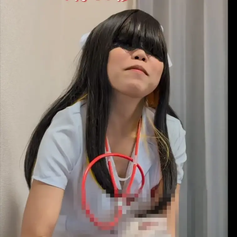 ナースコスラテックスグローブ手こき主観アングル🧤👩‍⚕️