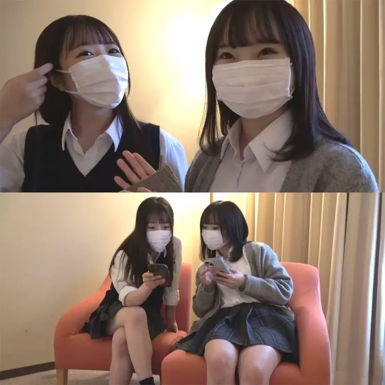 W天使降臨！驚愕の可愛さ！仲良し同級生コンビと刺激的な３P！おじさんの生チンで完堕ちNTR！彼氏持ちの幼いマ●コにおち●