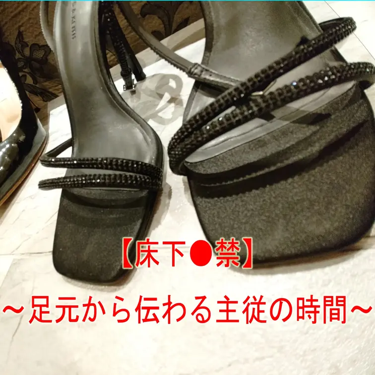 【床下⚫︎禁】足元から伝わる主従の時間