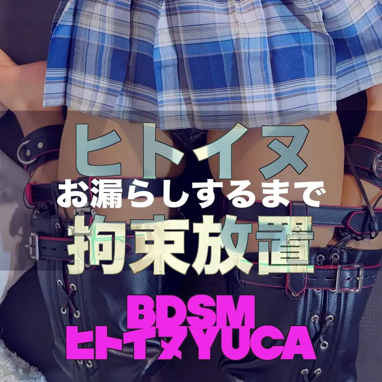 【ヒトイヌ＋お漏らし】ヒトイヌちゃん調教
トイレに行きたい犬を拘束して漏らすまでスパンキング
制服+ヒトイヌ拘束+お