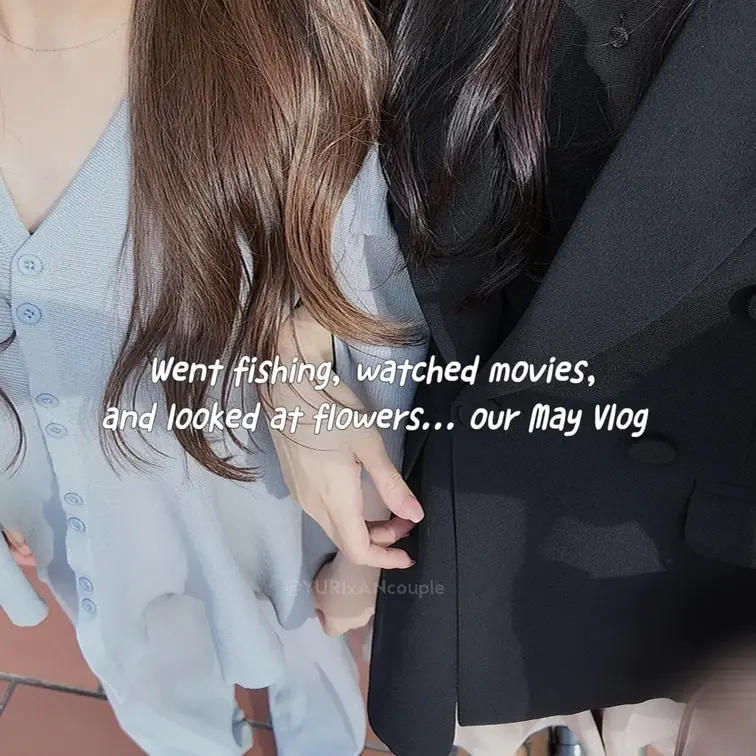 (English ver)Went fishing, watched movies, and looked at flowers... our May Vlog ❤︎