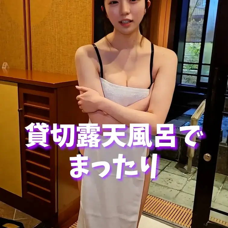貸切露天風呂でまったり。