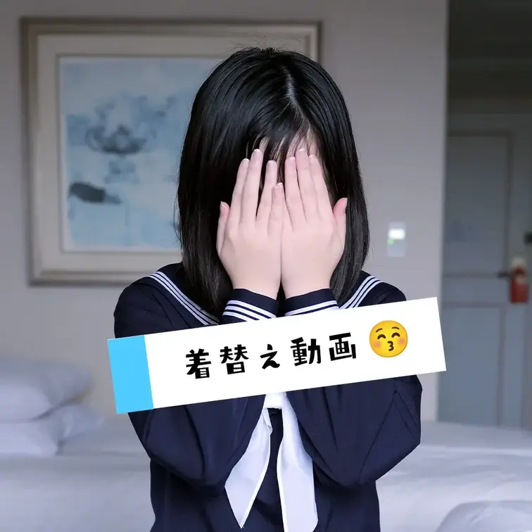 【本編顔出し】非合法かと思うほど幼顔すぎる個撮モデルのさくらちゃんが、制服えっちするために持参してくれた○C時代の冬服セ