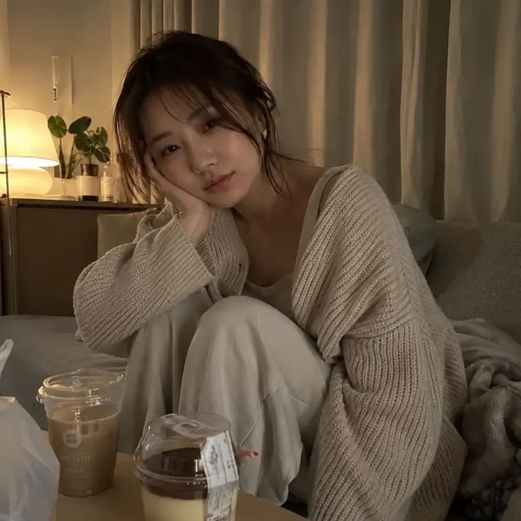なんか今日、
ずっと気ぃ張ってた気がする。

帰ってきてソファ座った瞬間、
やっと静かになった。

コンビニ