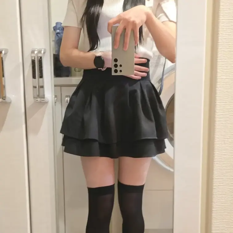 ウィッグだけ被ったすっぴんです💦💦
あんまりかわいくないけど見てください❤
