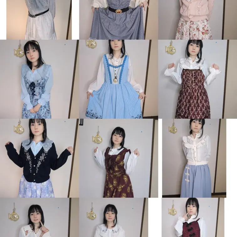 この前1人ファッションショーしてたら
3時間経ってしまった。。。
その第1弾40枚載せちゃう

