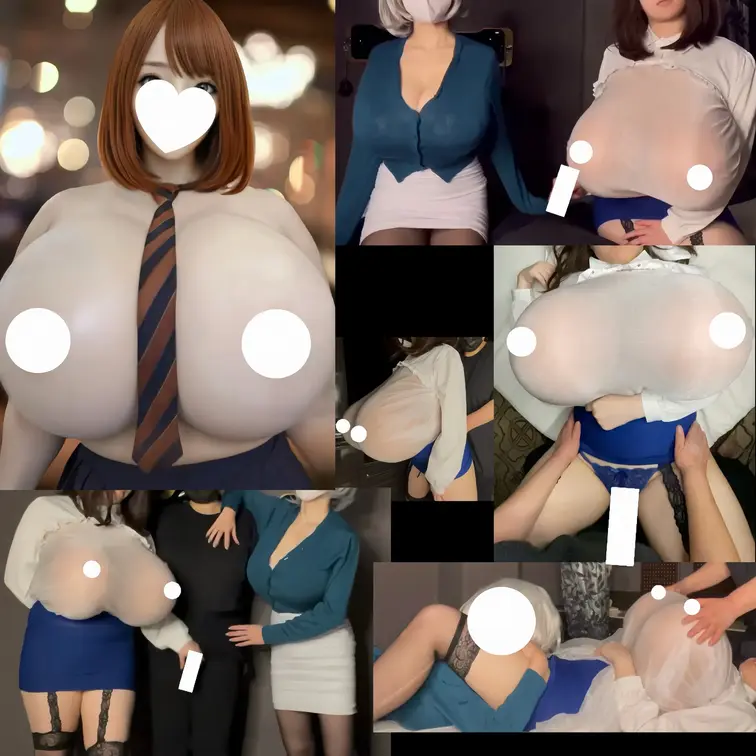 顔出し❤️3P動画❤️PcupOLきょうこ❤️フォロワーさんを呼び出し責めまくり❤️終日ヤリまくり❤️生挿入‼️膣内発射