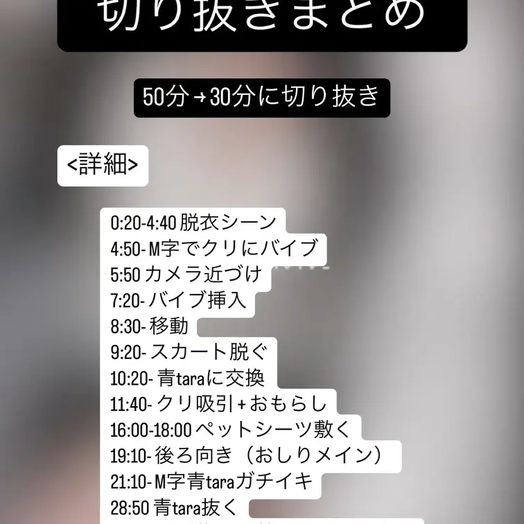 5/12の配信のいいシーンまとめ
（50分くらい→30分に短縮）

〈詳細〉
0:20-4:40  脱衣シーン